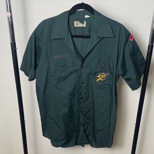 Vintage Boy Scout of America Explorer Nashville, TN Button Up Shirt Size 16